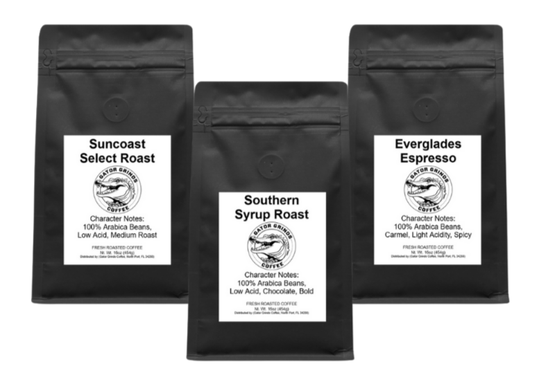Low Tide Trio - Southern Syrup Roast, Suncoast Select Roast, & Everglades Espresso